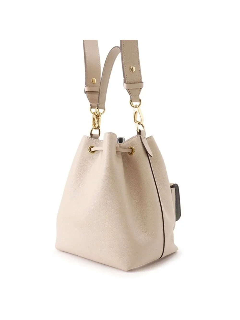 Louis Vuitton Shoulder Bag Leather Lockme Bucket NV 3way